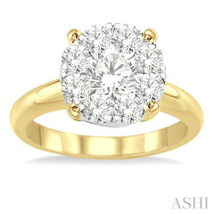 Round Shape Lovebright Essential Diamond Ring