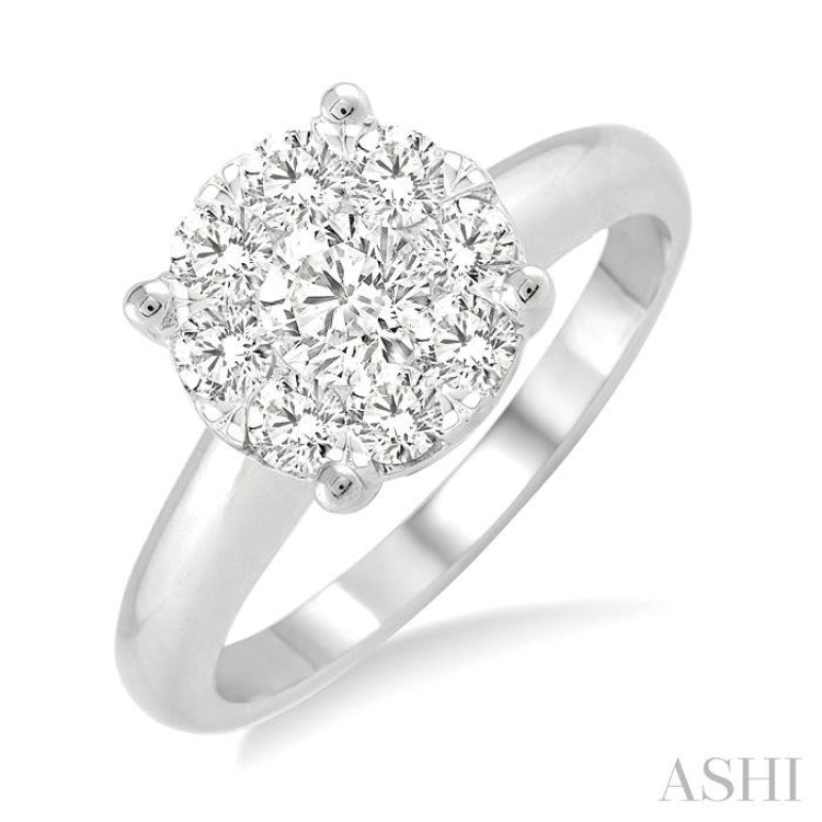 Round Shape Lovebright Essential Diamond Ring