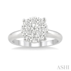 Round Shape Lovebright Essential Diamond Ring