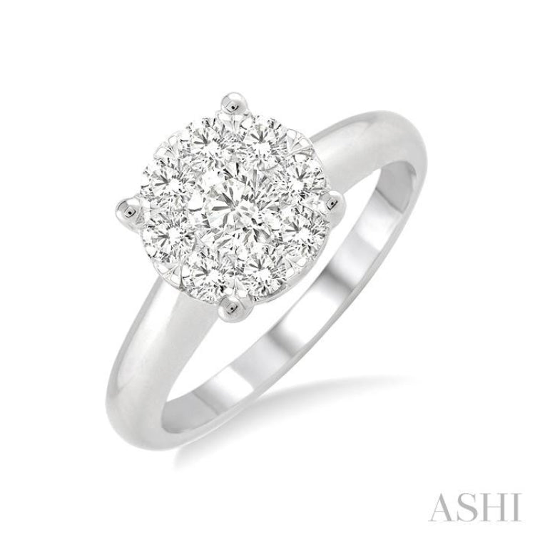 Round Shape Lovebright Essential Diamond Ring