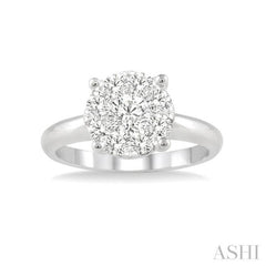 Round Shape Lovebright Essential Diamond Ring