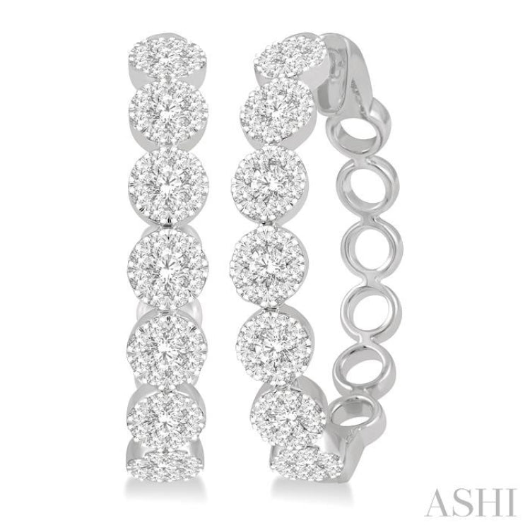 Lovebright Essential Diamond Hoop Earrings