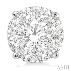 Round Shape Lovebright Essential Diamond Stud Earrings