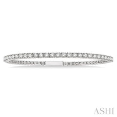 Stackable Diamond Flexible Bangle