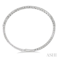 Stackable Diamond Flexible Bangle