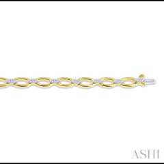 Open Link Diamond Fashion Bracelet