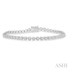 Illusion Diamond Tennis Bracelet