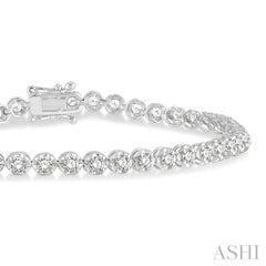 Illusion Diamond Tennis Bracelet