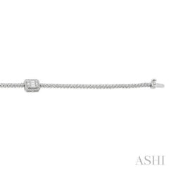 Halo Fusion Diamond Bracelet