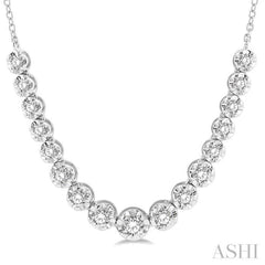 Illusion Diamond Necklace