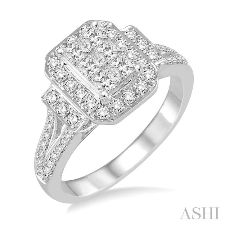 Halo Lovebright Diamond Ring