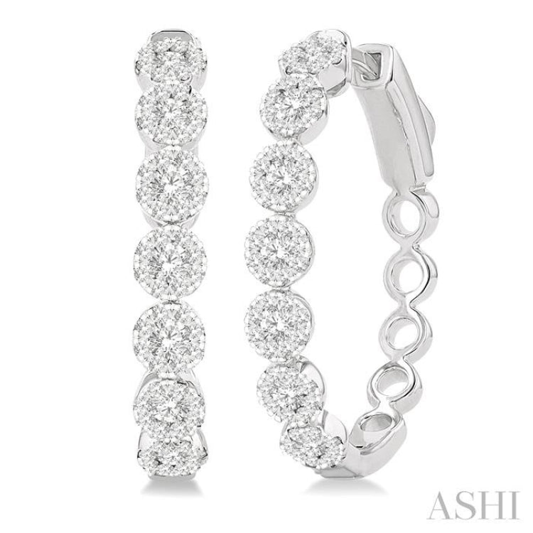 Lovebright Essential Diamond Hoop Earrings