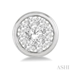 Round Shape Lovebright Essential Diamond Stud Earrings