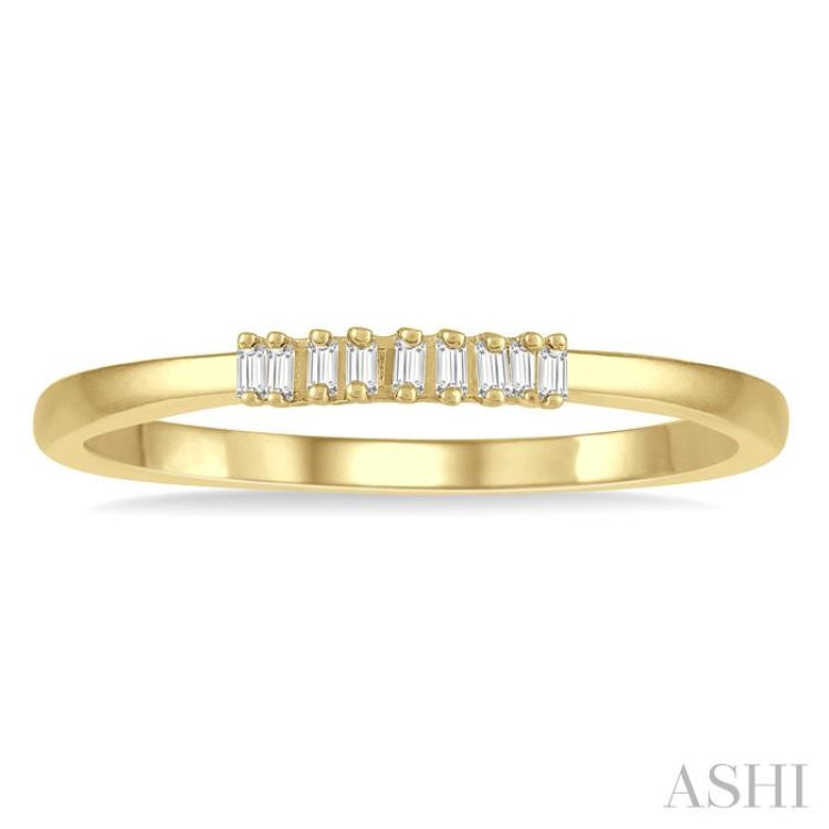 Stackable Petite Baguette Diamond Fashion Ring