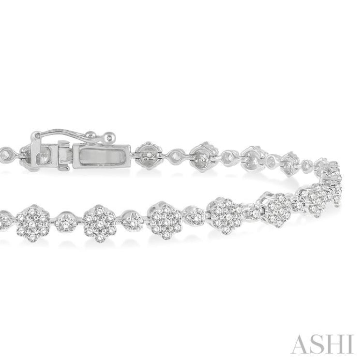 Flower Diamond Bracelet