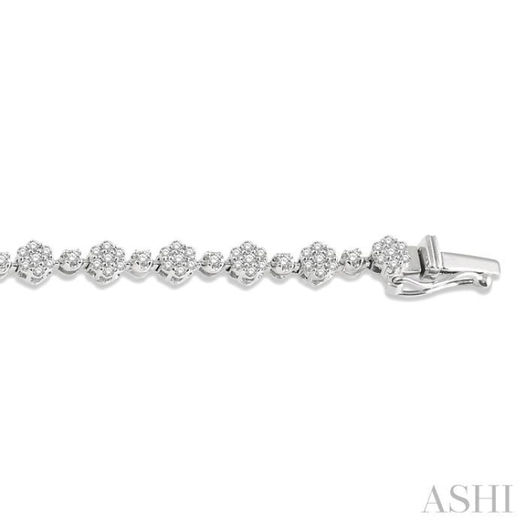 Flower Diamond Bracelet