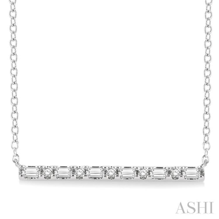 Bar Petite Diamond Fashion Necklace