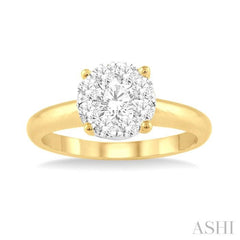 Round Shape Lovebright Essential Diamond Ring