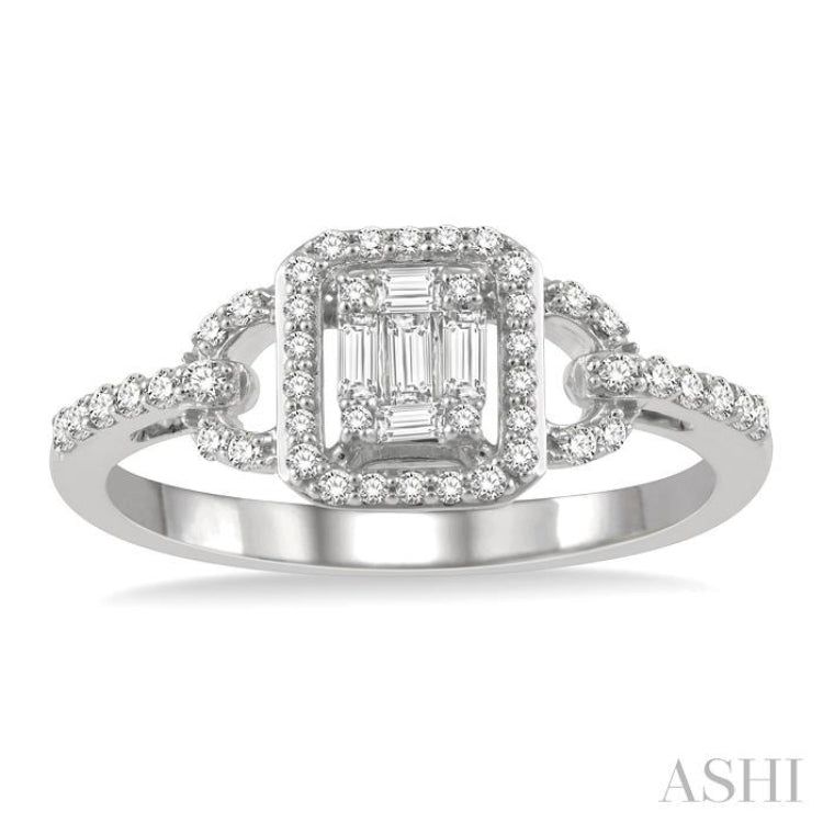 Halo Fusion Diamond Engagement Ring