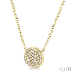 Disc Petite Diamond Fashion Necklace