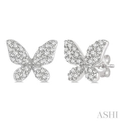 Butterfly Petite Diamond Fashion Earrings