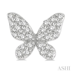 Butterfly Petite Diamond Fashion Earrings