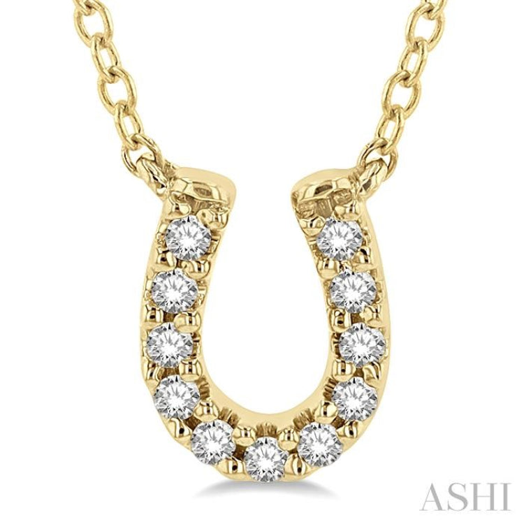 Horseshoe Petite Diamond Fashion Pendant