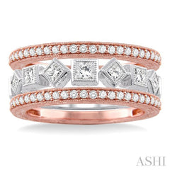 Stackable Diamond Band Set