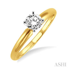 Round Shape Diamond Solitaire Ring