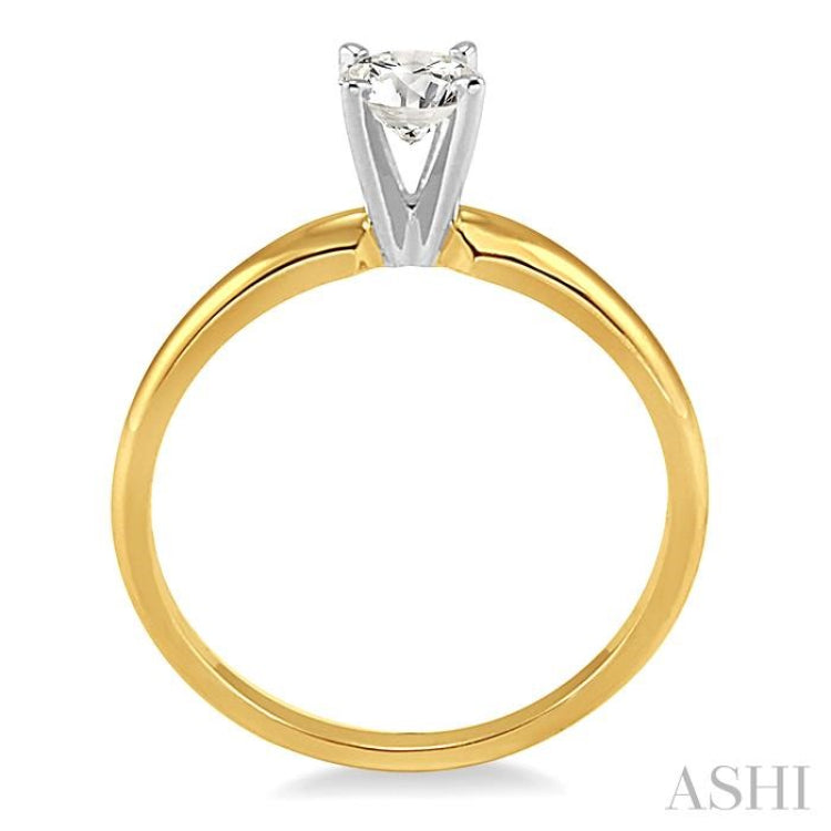 Round Shape Diamond Solitaire Ring