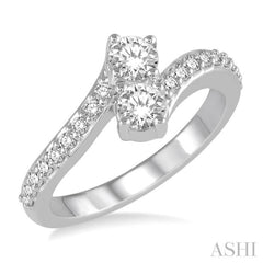 2 Stone Diamond Ring