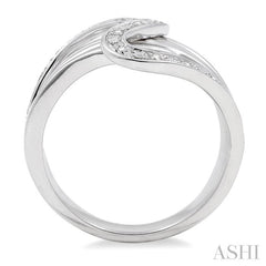 1/20 Ctw Round Cut Diamond Fashion Ring in Sterling Silver