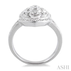 1/6 Ctw Round Cut Diamond Fashion Ring in Sterling Silver