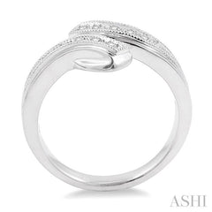 1/20 Ctw Round Cut Diamond Ring in Sterling Silver