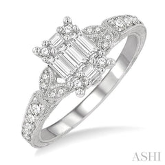 Fusion Diamond Engagement Ring