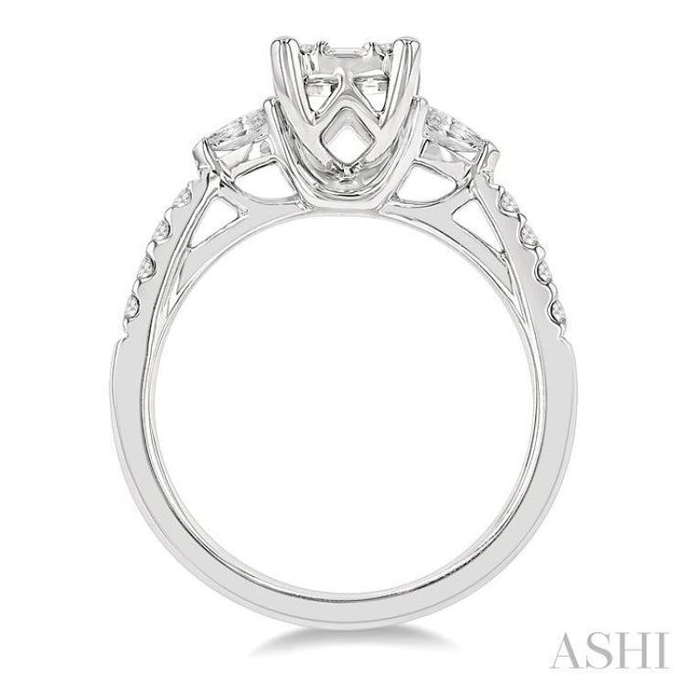 Fusion Diamond Engagement Ring