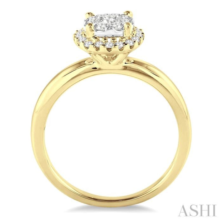 Halo Lovebright Essential Diamond Engagement Ring