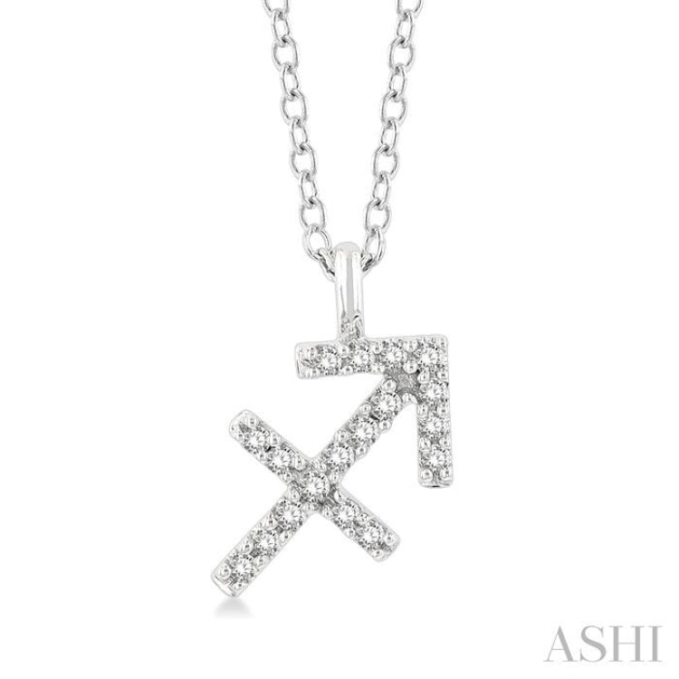 Sagittarius Zodiac Diamond Pendant