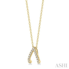 Wishbone Petite Diamond Fashion Pendant