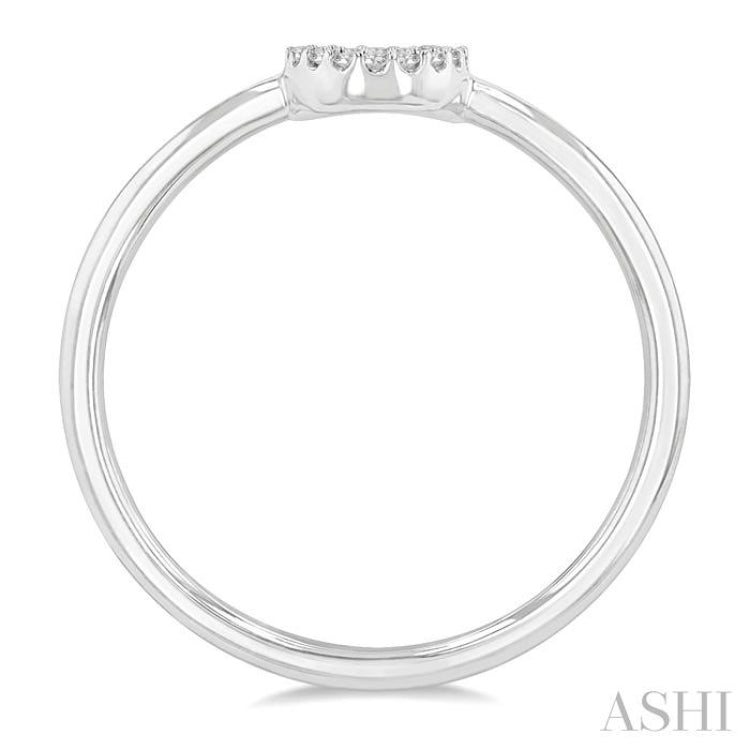 'O' Initial Diamond Ring