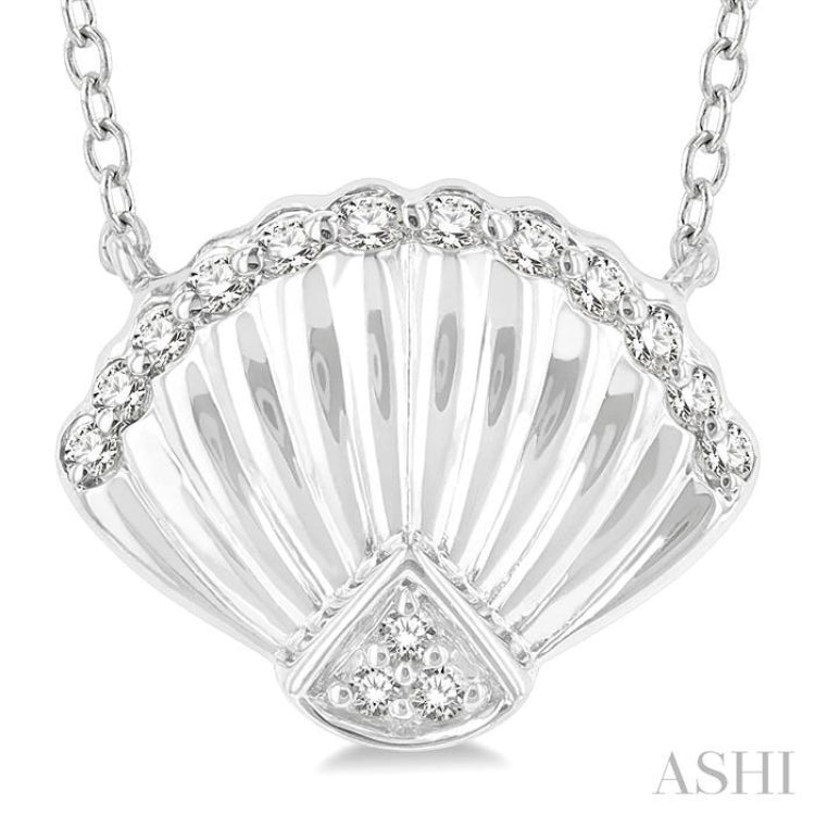 Seashell Petite Diamond Fashion Pendant