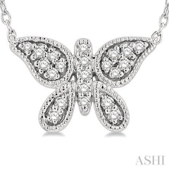 Butterfly Petite Diamond Fashion Pendant