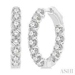 Inside-Out Diamond Hoop Earrings