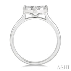 Heart Shape Lovebright Essential Diamond Engagement Ring