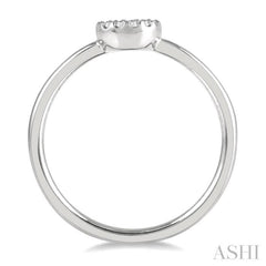 Stackable Disc Petite Diamond Fashion Ring