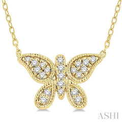 Butterfly Petite Diamond Fashion Pendant