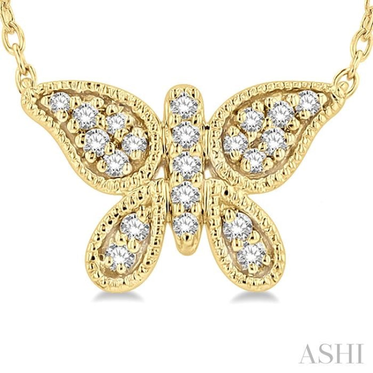 Butterfly Petite Diamond Fashion Pendant