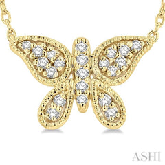 Butterfly Petite Diamond Fashion Pendant