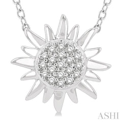 Sun Petite Diamond Fashion Pendant