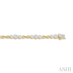 Lovebright Diamond Infinity Link Bracelet